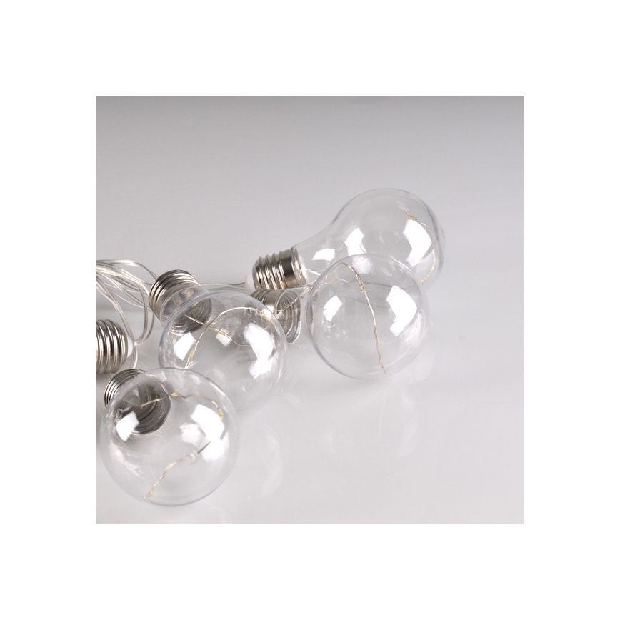 LED Dekoračná reťaz SMOLDER 2,1 m 10xLED/2xAA
