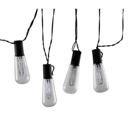 LED dekoratívna reťaz EDISON 2,65 m 10xLED/2xAA