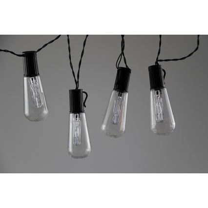 LED dekoratívna reťaz EDISON 2,65 m 10xLED/2xAA