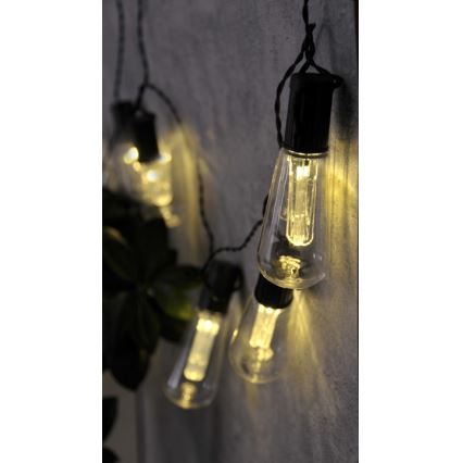 LED dekoratívna reťaz EDISON 2,65 m 10xLED/2xAA
