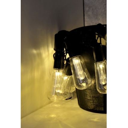 LED dekoratívna reťaz EDISON 2,65 m 10xLED/2xAA
