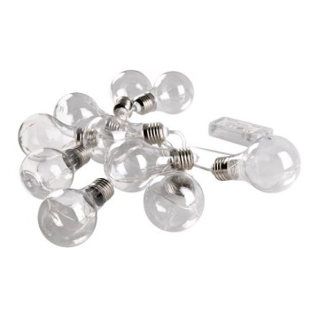 LED Dekoratívna reťaz SMOLDER 2,1 m 10xLED/2xAA