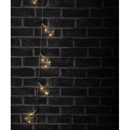 LED Dekoratívna reťaz SMOLDER 2,1 m 10xLED/2xAA
