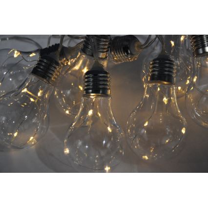LED Dekoratívna reťaz SMOLDER 2,1 m 10xLED/2xAA