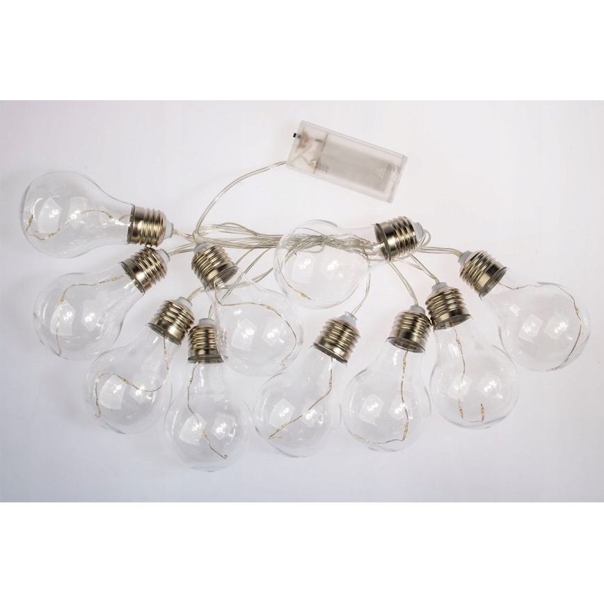 LED Dekoratívna reťaz SMOLDER 2,1 m 10xLED/2xAA