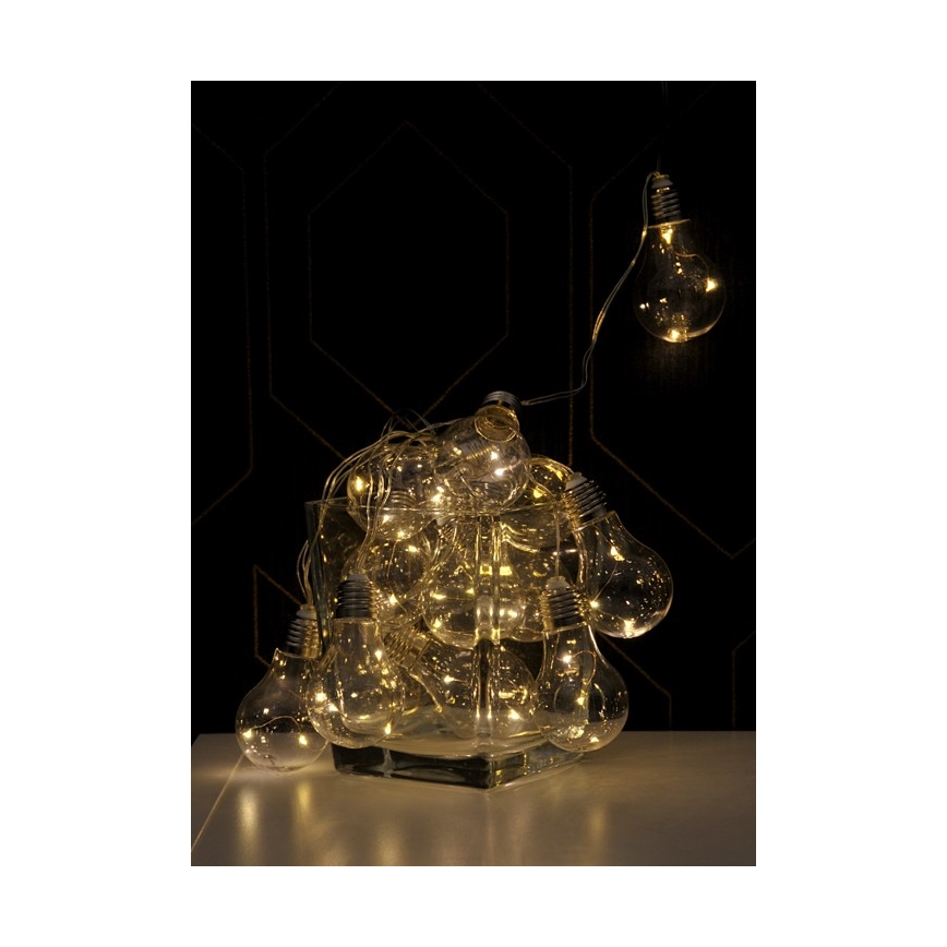 LED dekoratívna reťaz SMOLDER 5,3 m 20xLED/2,7W/230V