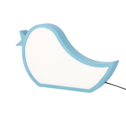 LED detská stolná lampa BIRD LED/12W/230V modrá