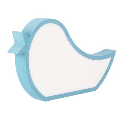LED detská stolná lampa BIRD LED/12W/230V modrá