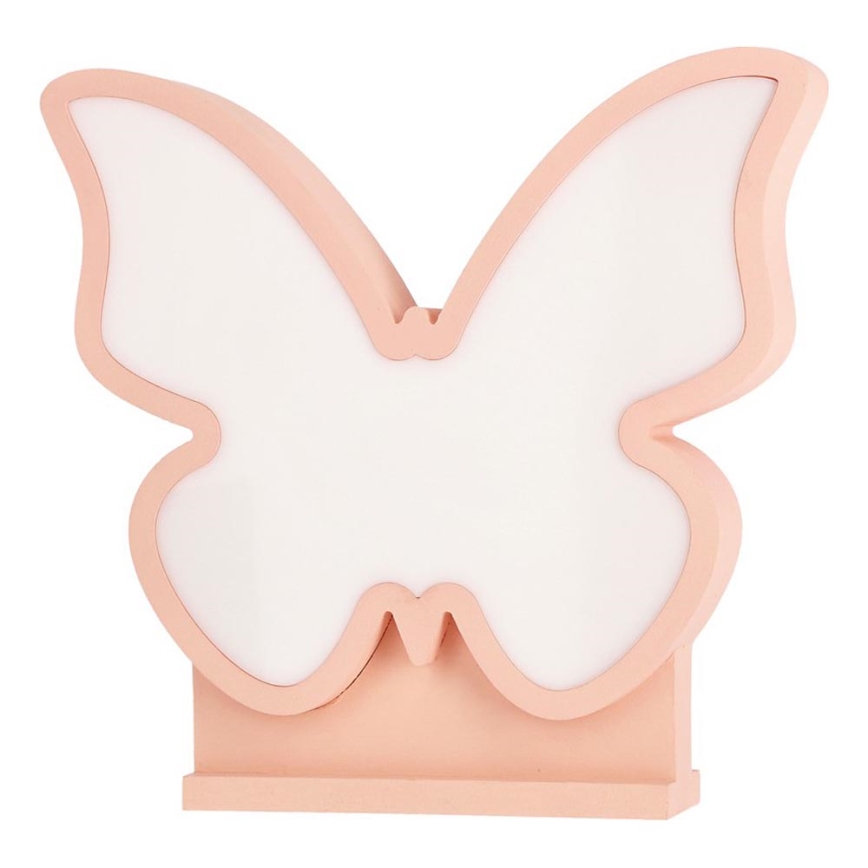 LED detská stolná lampa BUTTERFLY LED/14W/230V ružová