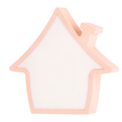 LED Detská stolná lampa HOUSE LED/10W/230V ružová