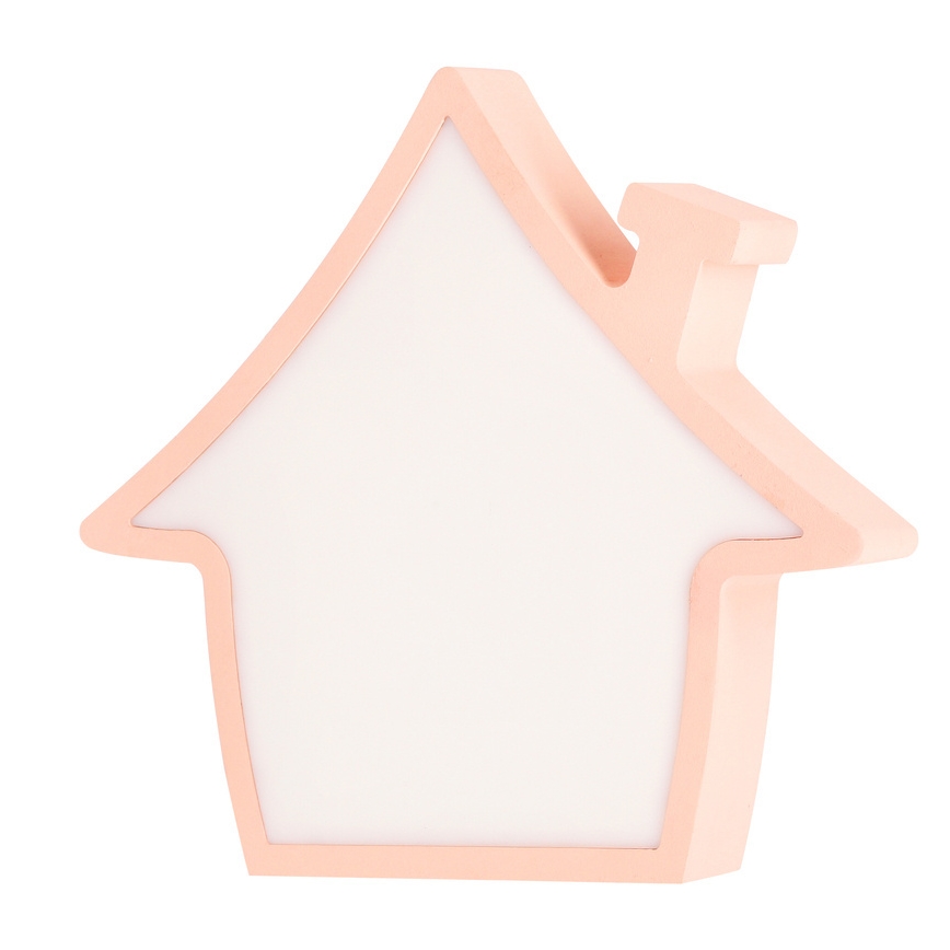 LED Detská stolná lampa HOUSE LED/10W/230V ružová