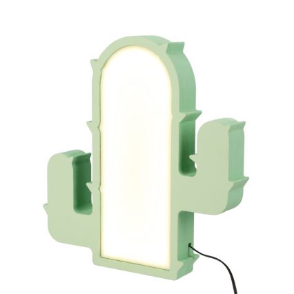 LED Detská stolová lampa CACTUS LED/10W/230V zelená