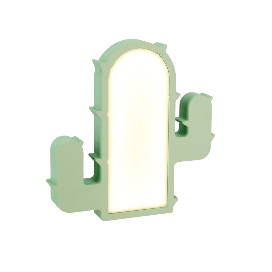 LED Detská stolová lampa CACTUS LED/10W/230V zelená