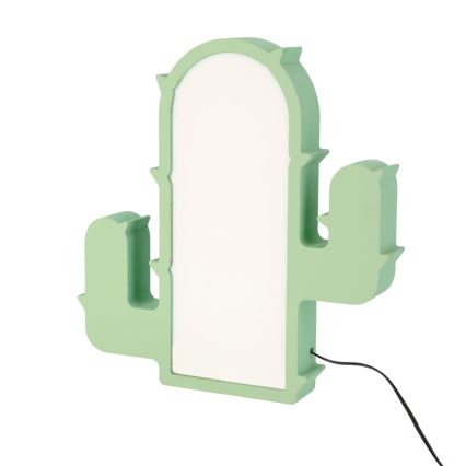 LED Detská stolová lampa CACTUS LED/10W/230V zelená