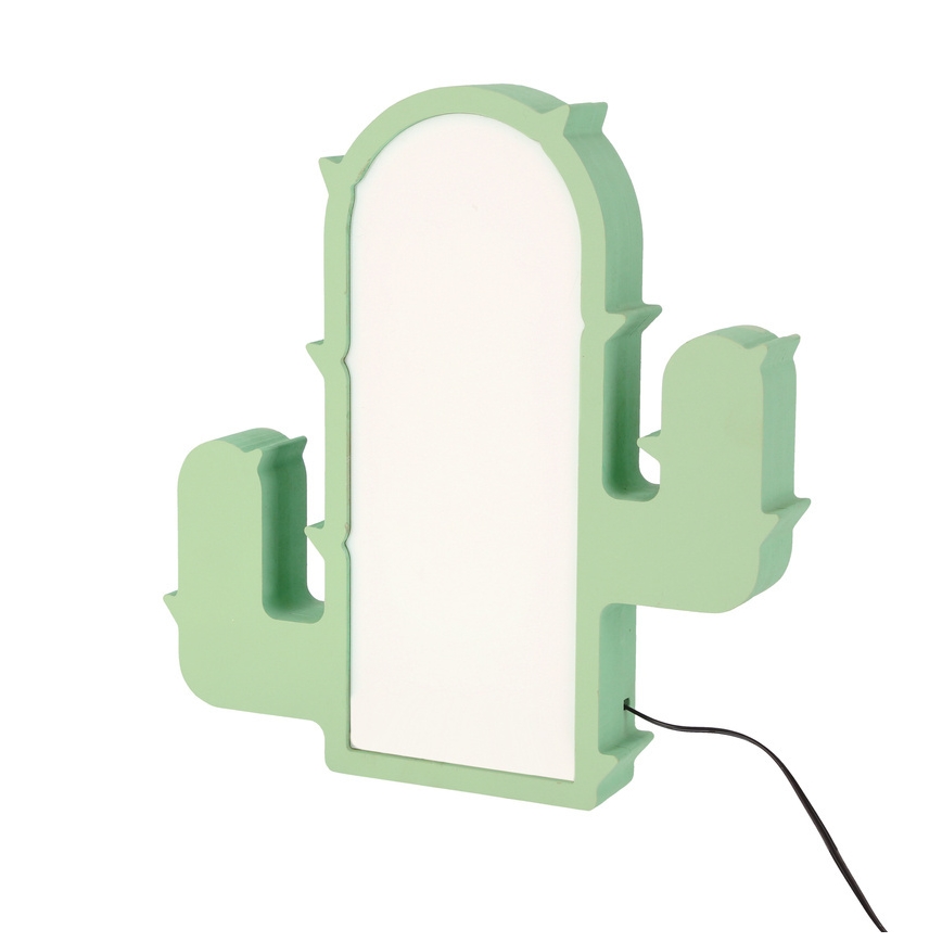 LED Detská stolová lampa CACTUS LED/10W/230V zelená
