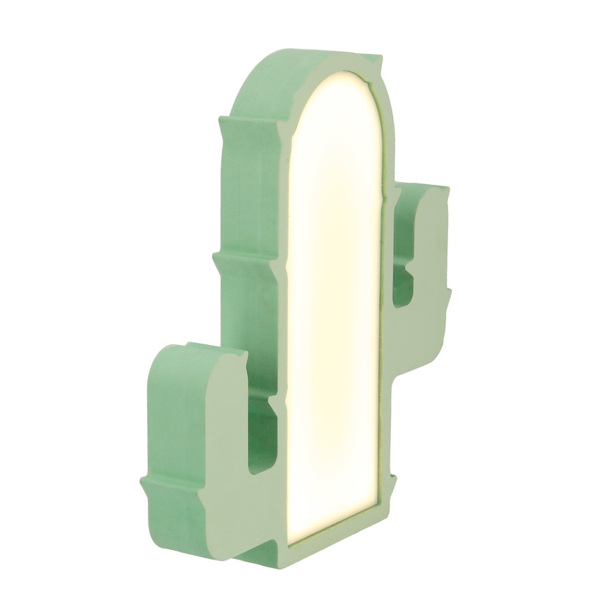 LED Detská stolová lampa CACTUS LED/10W/230V zelená