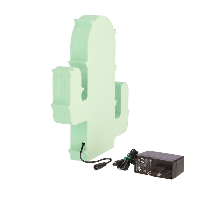 LED Detská stolová lampa CACTUS LED/10W/230V zelená
