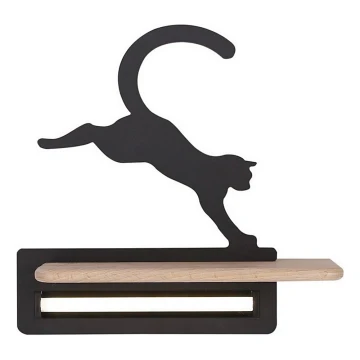 LED Detské nástenné svietidlo s poličkou JUMPING CAT LED/5W/230V,