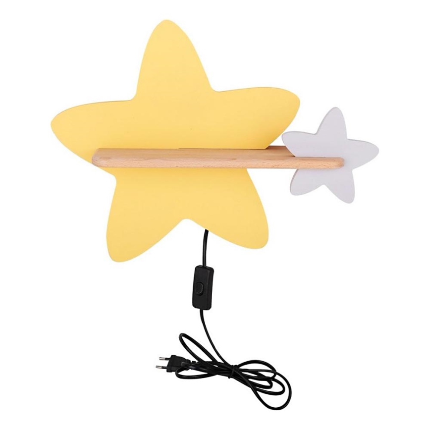LED Detské nástenné svietidlo s poličkou STAR LED/5W/230V, 