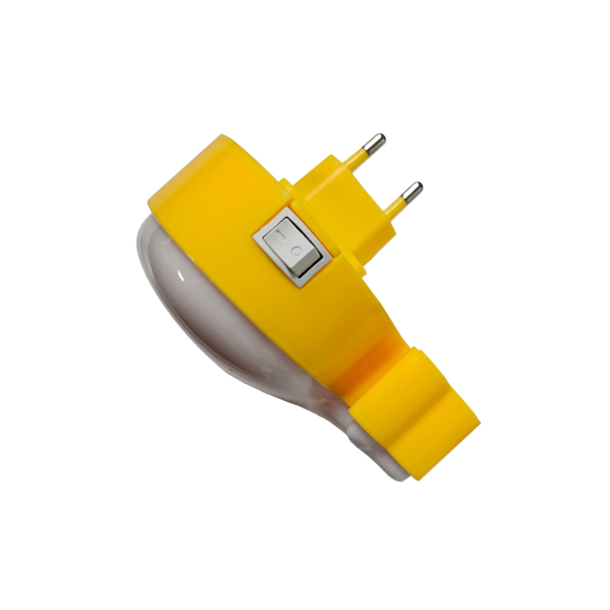 LED Detské nočné svetlo LED/0,5W/230V veľryba