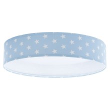 LED Detské stropné svietidlo GALAXY KIDS LED/24W/230V hviezdičky modrá/biela
