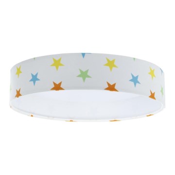 LED Detské stropné svietidlo GALAXY KIDS LED/24W/230V hviezdičky pestrofarebná