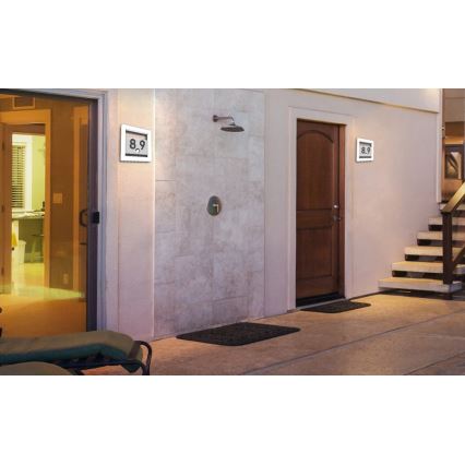 LED Domové číslo ALICE LED/13W/230V IP44 3000K antracit