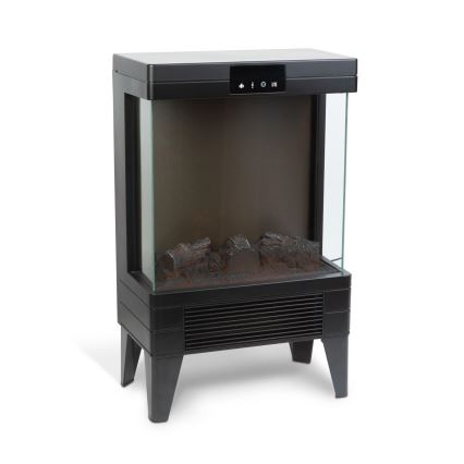 LED elektrický krb s vykurovacou funkciou LED/2000W/230V + diaľkové ovládanie