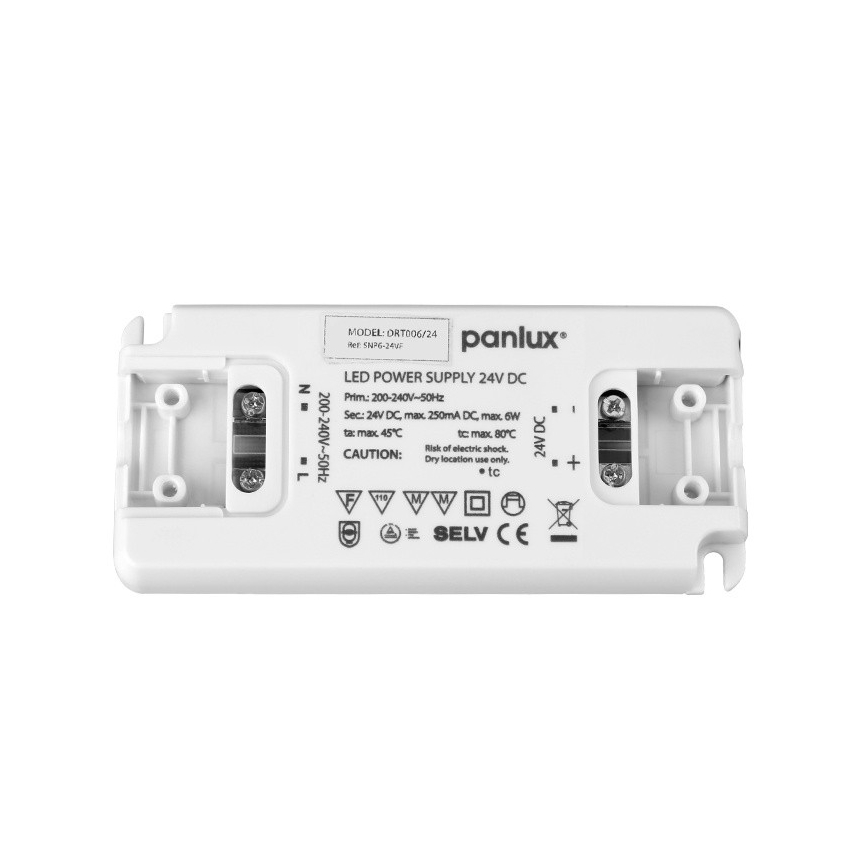 LED elektronický transformátor 6W/230/24V