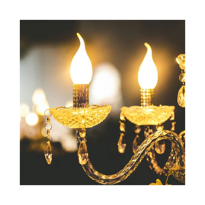 LED filamentová žiarovka E14/4W/230V 4000K