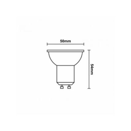 LED Keramická žiarovka GU10/9,5W/230V 3000K