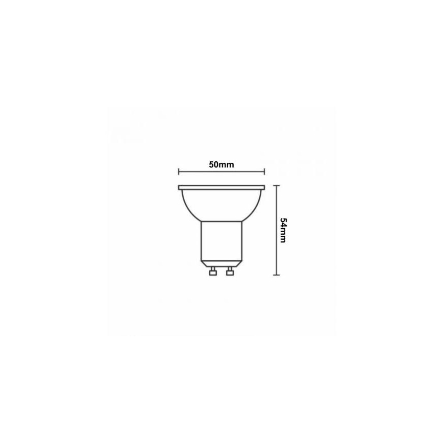 LED Keramická žiarovka GU10/9,5W/230V 3000K