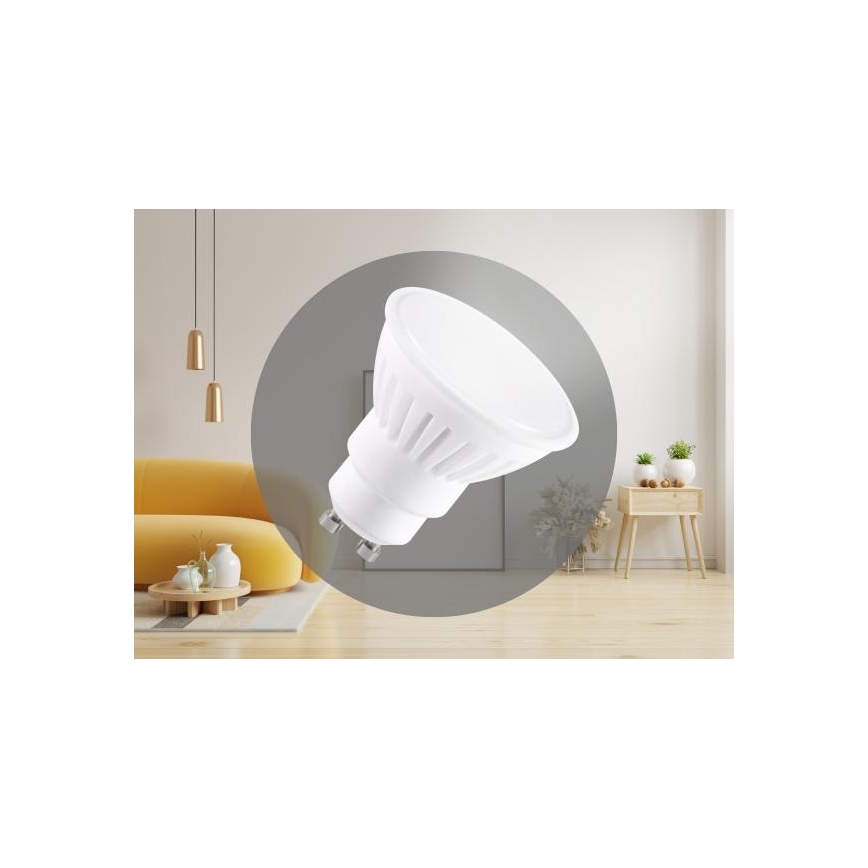 LED Keramická žiarovka GU10/9,5W/230V 4000K