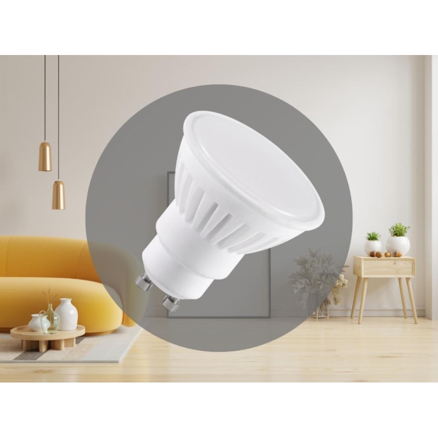 LED Keramická žiarovka GU10/9,5W/230V 4000K