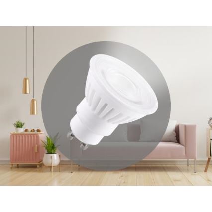 LED Keramická žiarovka GU10/9,5W/230V 4000K