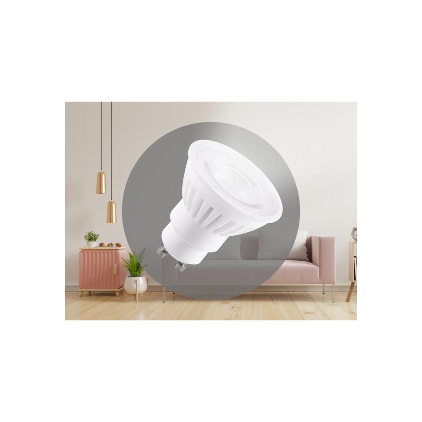 LED Keramická žiarovka GU10/9,5W/230V 4000K