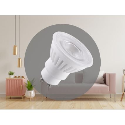 LED Keramická žiarovka GU10/9,5W/230V 4000K