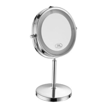 LED Kozmetické zrkadielko LED/3W/6V 4xAA IP44