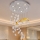 LED Krištáľové stropné svietidlo AVARA LED/24W/230V pr. 40 cm lesklý chróm + diaľkové ovládanie