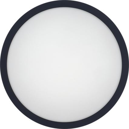 LED Kúpeľňové stropné svietidlo so senzorom ELLÉ LED/24W/230V 3000/4000/6500K pr. 26 cm IP54 antracit