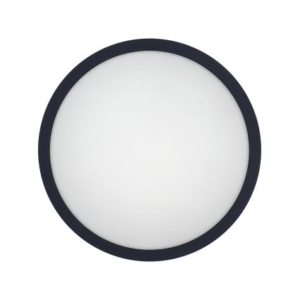 LED Kúpeľňové stropné svietidlo so senzorom ELLÉ LED/24W/230V 3000/4000/6500K pr. 26 cm IP54 antracit