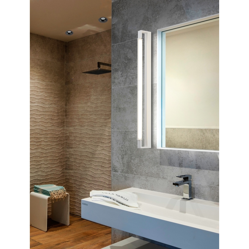 LED Kúpeľňové nástenné svietidlo DEKSTER LED/36W/230V IP44 biela