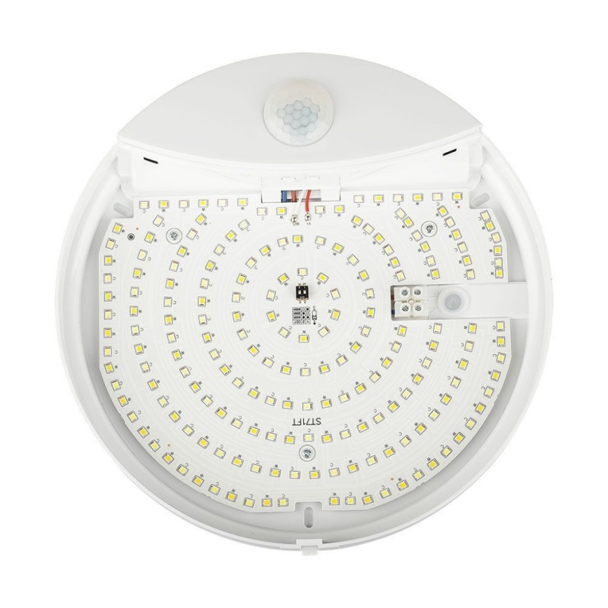 LED Kúpeľňové nástenné svietidlo so senzorom SAMSUNG CHIP LED/15W/230V 3000/4000/6000K IP44 biela