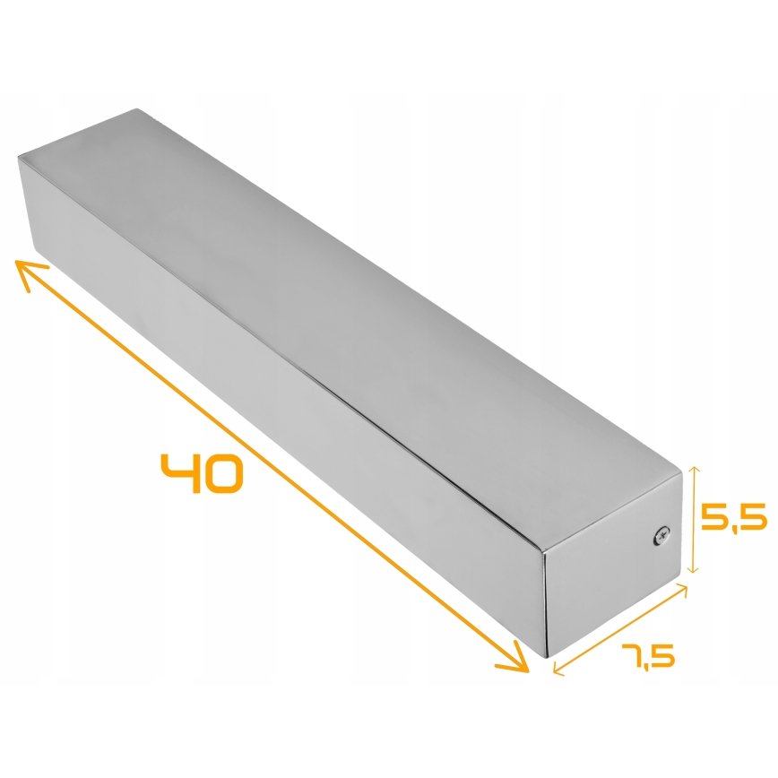 LED kúpeľňové nástenné svietidlo LED/9W/230V 40 cm IP44 lesklý chróm