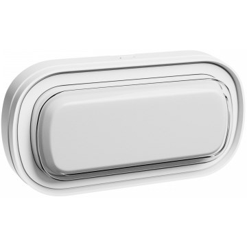 LED Kúpeľňové nástenné svietidlo PASTILO LED/10W/230V 2700/4000/6000K IK10 IP54 biela oválny