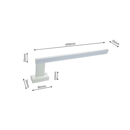 LED Kúpeľňové nástenné svietidlo SHINE 1xLED/11W/230V IP44