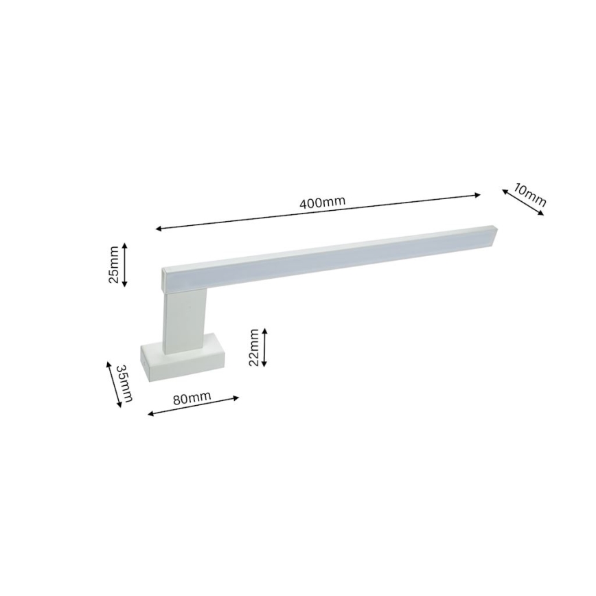 LED Kúpeľňové nástenné svietidlo SHINE 1xLED/11W/230V IP44