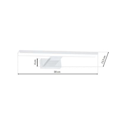 LED Kúpeľňové nástenné svietidlo SHINE 1xLED/7W/230V IP44