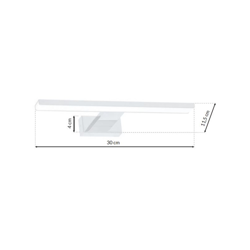 LED Kúpeľňové nástenné svietidlo SHINE 1xLED/7W/230V IP44