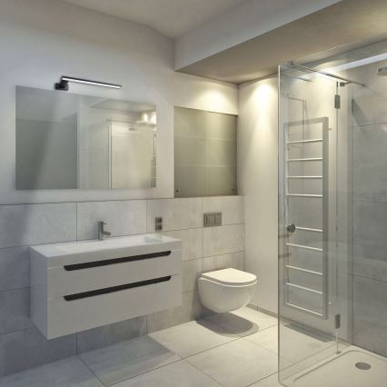 LED Kúpeľňové nástenné svietidlo SHINE LED/11W/230V 42 cm IP44 čierne